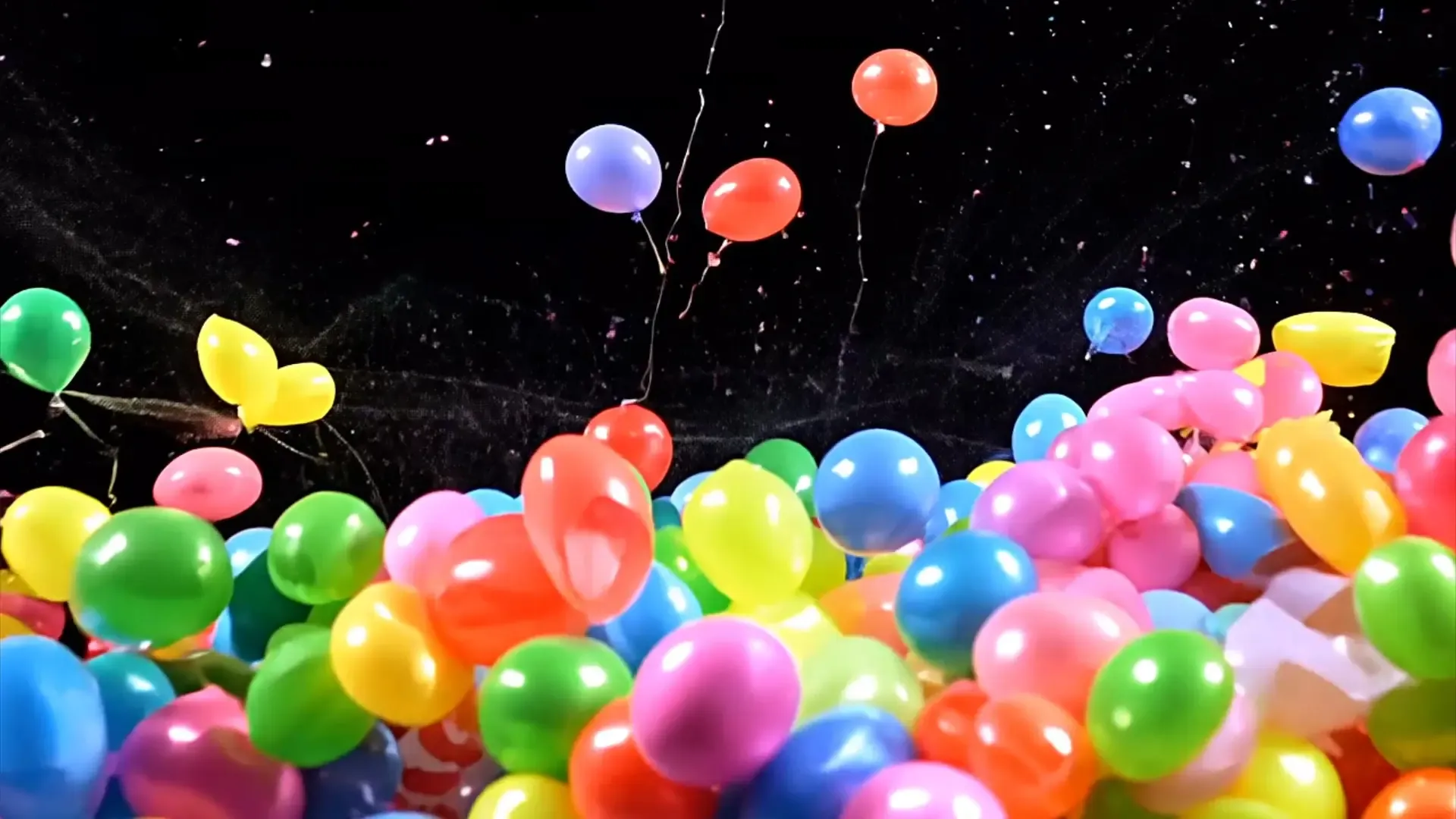 Playful Balloon Overlay for Fun Title Animations